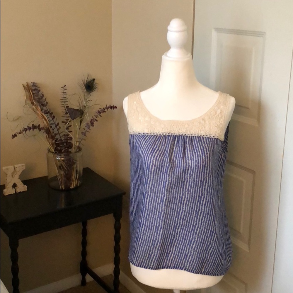 LOFT embroidered tank